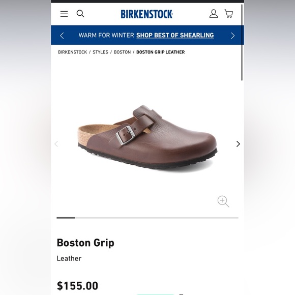 Birkenstock Shoes - Birkenstock Boston Leather Clogs